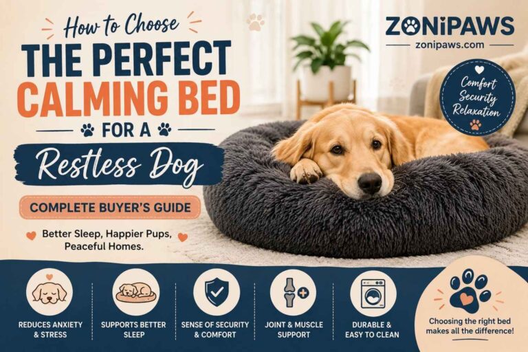 How to Choose the Perfect Calming Bed for a Restless Dog: Complete Buyer’s Guide