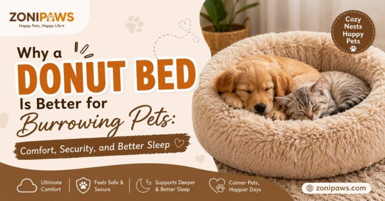 Why a Donut Bed Is Better for Burrowing Pets: Comfort, Security, and Better Sleep